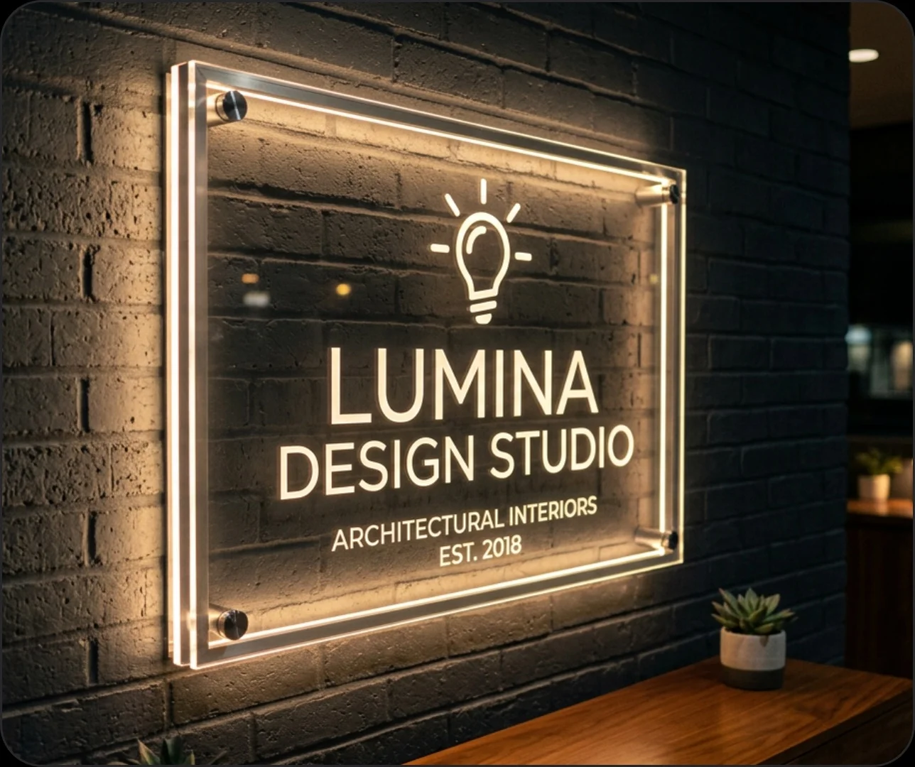 Biển hiệu acrylic