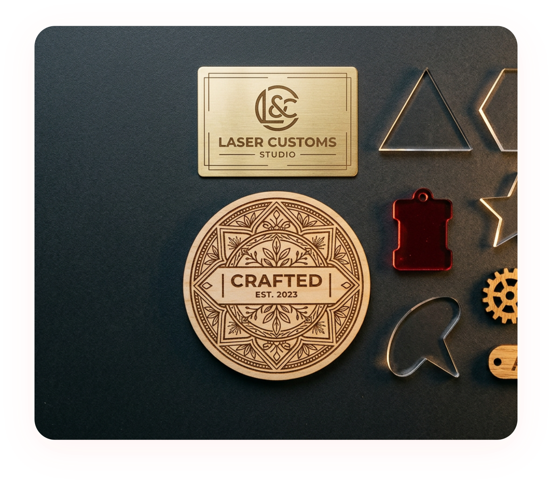 Laser cutting materials